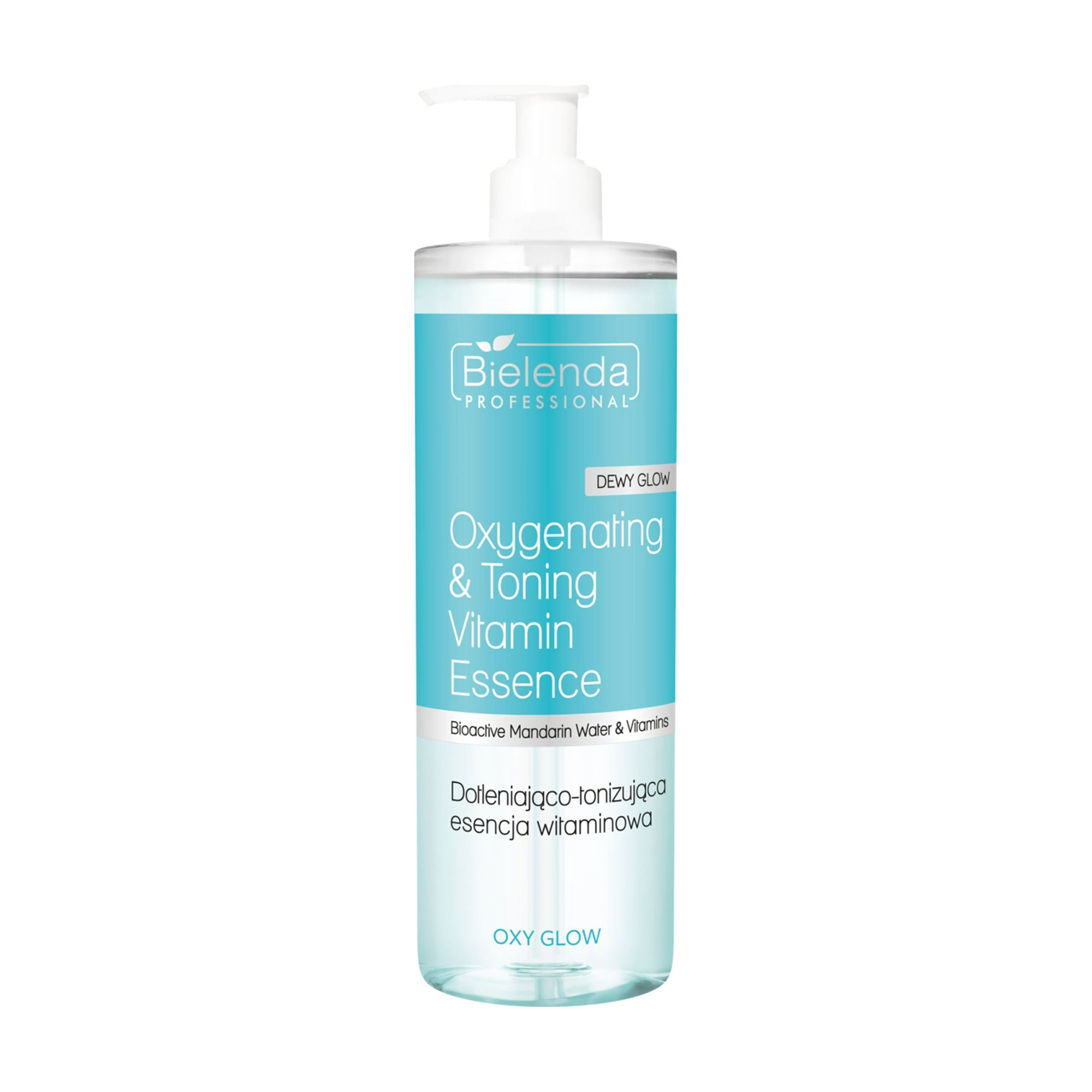 Вітамінна тонізувальна есенція для обличчя Bielenda Professional Oxy Glow Oxygenating &amp; Toning Vitamin Essence, 500 мл